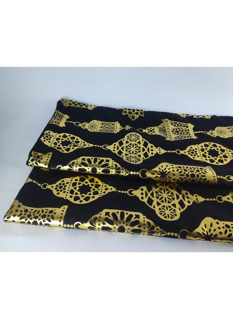 2 كافر كوشن رمضان بخامة قطيفة وكتان – جودة عالية وتصميم أنيق - Image 1